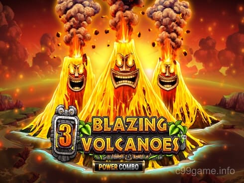 3 Blazing Volcanoes Power Combo Game Image